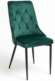 Krzeso Dolphin z czarnego aksamitu