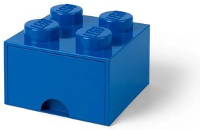 Niebieski pojemnik z szufladą LEGO®