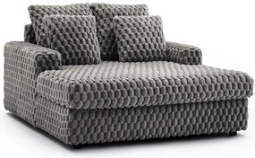 Nowoczesny szary fotel pluszowy W5-G44