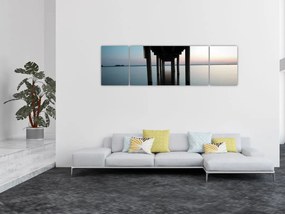 Obraz - spokojna powierzchnia wody (170x50 cm)