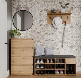 Szafka na buty z siedziskiem dąb artisan P7-D44