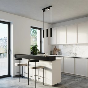 Lampa wisząca RING 3 czarny SOLLUX  LIGHTING