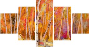 Obraz - Jesienny las (125x70 cm)