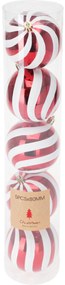 Bombki świąteczne, nietłukące Ø 8 cm, 5 szt.