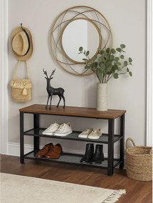 Stalowa szafka na buty LOFTY Dark Rack 3