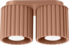 Nowoczesnay ryflowany plafon mocca G8-H87