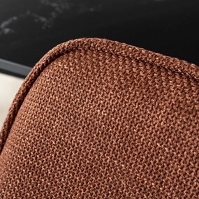 Krzesło Tapicerowane do Jadalni EDRICK Rude Nowoczesne Loft