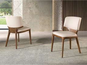 Krzesło ze sztucznej skóry w kolorze kremowym 4206 ANGEL CERDA