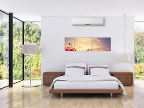 Obraz - Łąka z kwiatami (170x50 cm)