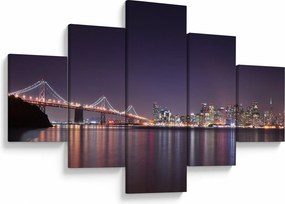 Obraz przedstawiający San Francisco, Kalifornia (125x70 cm)