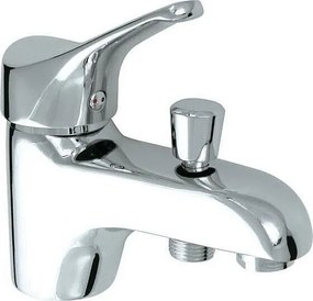 Mechaniczny mieszacz wannowo-prysznicowy Edinburgh z białego mosiądzu, ceramiczna wkładka Ø40mm, oszczędność wody, klasyczny styl