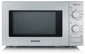 Severin MW 7900 kuchenka mikrofalowa z grillem, srebrny