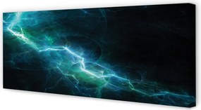 Duży obraz na płótnie Fraktalne Pioruny