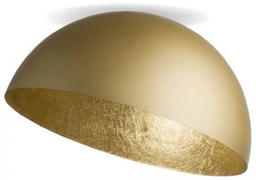 Półokrągły plafon sufitowy - Sfera Sigma złota- czasza 35, 50, 70, 90 cm