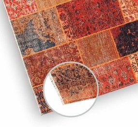 Dywan bawełniany Pescara patchwork wielokolorowy 160 cm x 230