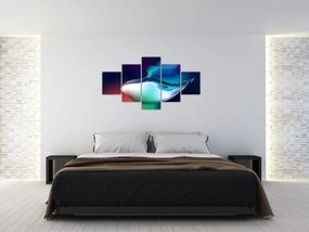 Obraz - Kosmiczny wieloryb (125x70 cm)