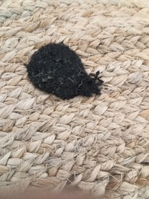 PROMOCJA Dziecięcy dywanik jutowy BEAR HEAD 100 cm II. jakość