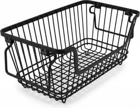 Kosz na owoce metalowy z uchwytami, 34 x 18 x 14 cm