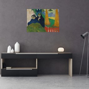 Obraz na szkle - Paul Gauguin, Arlésiennes (Mistral) , reprodukcje (70x50 cm)
