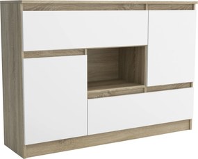 Komoda FIORENZA 120 cm do Salonu Sypialni Dąb sonoma