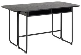 Czarny stół 80x140 cm Darlington – Actona