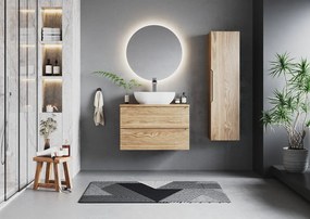 Szafka pod Umywalkę 80cm 2 Szuflady Dąb Olejowany Etna