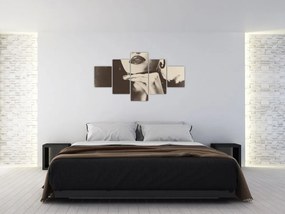 Obraz - Vintage zdjęcie kobiety (125x70 cm)