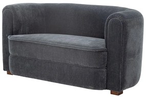 Szaroniebieska aksamitna sofa 152 cm Malala – Bloomingville