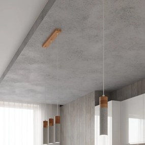 Szara lampa wisząca ø 7 cm Susanna – Nice Lamps
