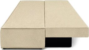 Sofa z Funkcją Spania MAVIA Beżowa Boucle Nowoczesna