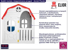 Rozkładany domek ogrodowy dla dzieci Avorro 8X