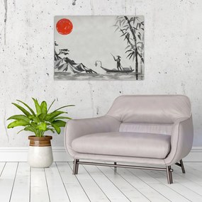 Obraz na szkle - Góra Fuji (70x50 cm)