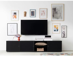Czarna komoda pod TV Mistral 233