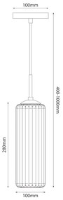 Lampa wiszaca Vesta 1xE27