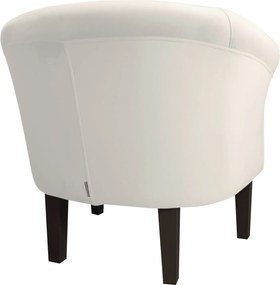 Fotel Milo tkanina Welur wygodny fotel tapicerowany do salonu i sypialni : Kolor nogi - Venge, Kolor tkaniny - VELVET - MG50, Wysokość nogi - 20 cm