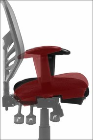 Fotel biurowy HG-0001H szary STEMA