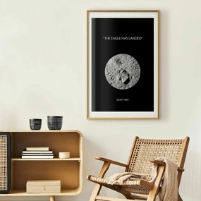 Plakat The Eagle 29,7x42 cm z ramą złotą z marginesem ARTGEIST B
