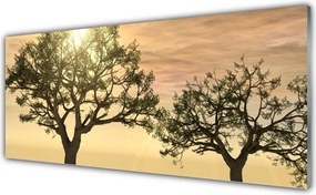 Panel Szklany do Kuchni Gęstwina Leśnych Drzew