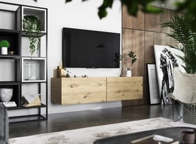 Dwudrzwiowa szafka RTV wisząca Enjoy dąb artisan