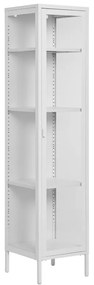 Biała metalowa witryna 40x180 cm Brisbane – House Nordic
