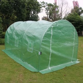 Szklarnia foliowa ogrodowa 2,5x4 m z oknami i moskitierą G387