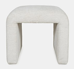 Tapicerowana ławka 53,5x48x45,5 cm beżowa Leith LET69N