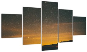 Obraz gwiaździstego nieba (125x70 cm)