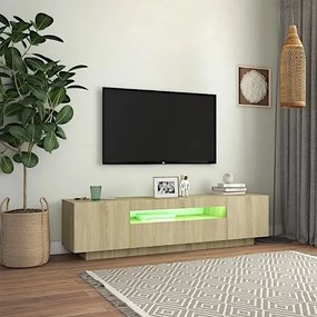 Szafka RTV w kolorze dębu sonoma - Dobix