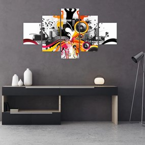 Obraz - Muzyka (125x70 cm)