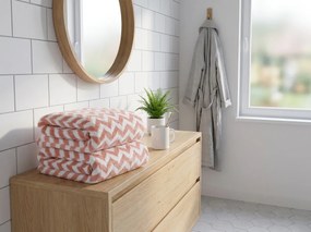 Ręcznik szybkoschnący SWIFTURA 50x100 cm różowy, 100% mikrofibra