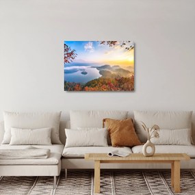 Obraz na szkle - Jezioro Bled (70x50 cm)