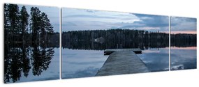 Obraz - Molo nad jeziorem (170x50 cm)