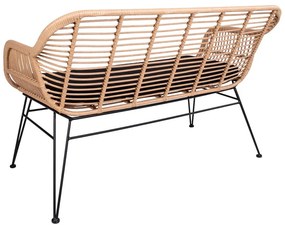 Sofa ogrodowa ze sztucznego rattanu House Nordic Trieste