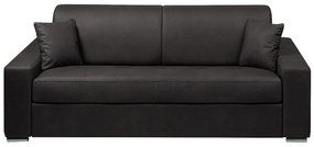 Kanapa 4-osobowa rozkładana typu expres z tkaniny EMIR - Antracytowy - Miejsce do spania 160 cm - Materac 18 cm